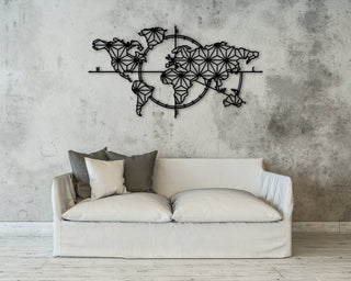 Metal World Map Metal Wall Decor Weltkarte Housewarming Gift World Map Carte Du Monde Metal Wall Sign Custom Decorations