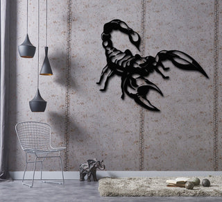 Scorpion Metal Wall Sign Metal Wall Hanging Scorpion Interior Wall Decor Decorative Metal Scorpion Decorations