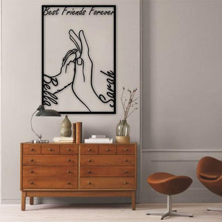 Best Friend Forever Dog Lovers Cut Metal Sign Decorations