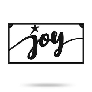 Joy Metal Sign Cut Metal Sign Metal House Sign Decorations