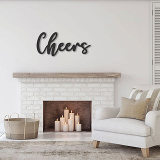 Cheers Sign Cheers Metal Word Art Cheers Bar Sign Cheers Porch Decor Cheers Welcome Sign Bar Sign For Home Bar Decor Decorations