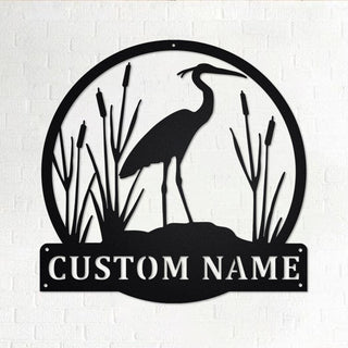 Custom Crane Bird Personalized Crane Name Sign Decoration For Room Crane Custom Crane Crane Animal Lover Decorations