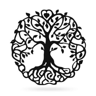 Family Tree Of Life Cut Metal Sign Metal House Sign Decorations