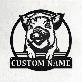 Custom Kune Kune Pig Personalized Kune Kune Pig Name Sign Decoration For Room Kune Kune Pig Custom Kune Kune Pig Decorations