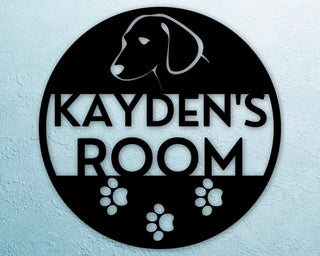 Personalized Sign Dog House Decor Custom Sign Dog House Gift For Dog Gift For Him Gift For Her Custom Metal Dog House Sign Sign Decorations