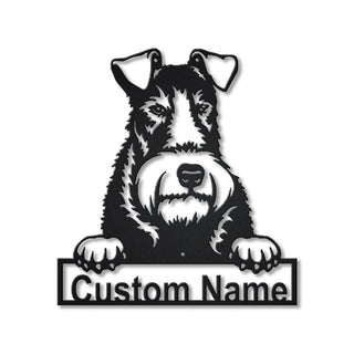 Personalized Wire Fox Terrier Dog Metal Sign Art, Custom Wire Fox Terrier Dog Metal Sign, Boxer Dog Funny, Dog Gift, Animal Custom, Laser Cut Metal Signs Custom Gift Ideas