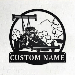 Custom Top Fuel Dragster Personalized Dragster Name Sign Decoration For Room Drag Racing Custom Drag Racing Decorations