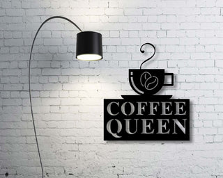 Coffee Sign Metal Coffee Sign For Kitchen Coffee Sign Decor Coffee Decor Kitchen Coffee Steel Coffee Queen Coffee Queen Decorations