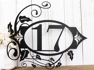 Custom Metal House Number House Number Metal Sign House Numbers Sign Custom House Number Metal Sign Outdoor Sign Decorations