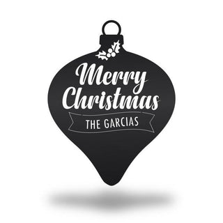 Merry Christmas Ornament 2 Metal Cut Metal Sign Metal House Sign Decorations