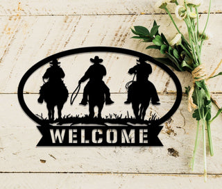 Custom Metal Farm Sign Cowboy Sign Metal Farm Sign Farmhouse Decor Family Name Sign Housewarming Metal Sign For Farmer Decorations