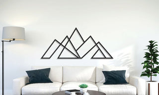 Mountain Wall Art Large Mountain Wall Art Mountain Nature Mountain Metal Decor Hill Metal Decor Decorations