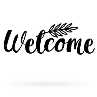 Welcome Sign Cut Metal Sign Metal House Sign Decorations