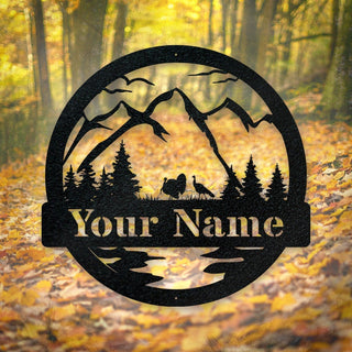 Turkey Sign New Personalize Turkey Metal Sign Last Name Turkey Sign For Outdoor Personalize Metal Sign Outdoor Name Outdoor Name Sign Decorations