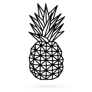 Pineapple Cut Metal Sign Metal House Sign Decorations