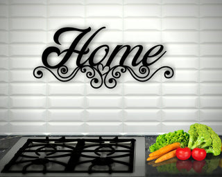 Sign For Kitchen Sign For Home Sign That Says Home Metal Signs Metal Wall Decor Signs Decorations