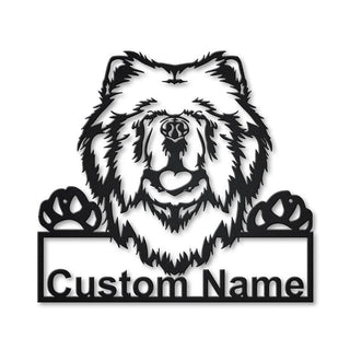 Personalized Chow Chow Dog Metal Sign Art, Custom Chow Chow Dog Metal Sign, Dog Gift, Birthday Gift, Animal Funny, Laser Cut Metal Signs Custom Gift Ideas