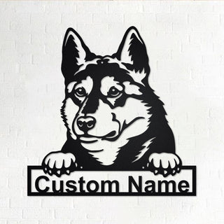 Personalized Custom Laika Dog Metal Sign for Dog Lover Custom Name Decorations