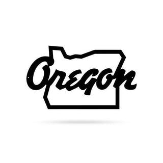 Oregon Cut Metal Sign Metal House Sign Decorations