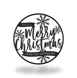 Merry Christmas Sign Metal Cut Metal Sign Metal House Sign Decorations