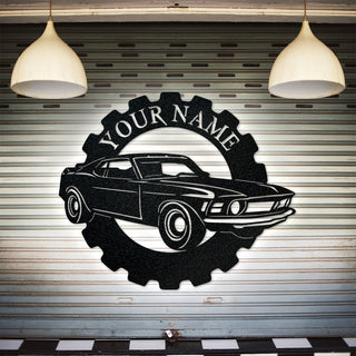 Mustang Classic Car Collection Metal Sign Decorations