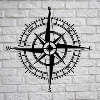 Compass Metal Sign Metal World Map Custom Coordinates Sign Compass Star Signs Metal Compass Decor Metal Wall Decor Housewarming Gift Decorations