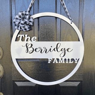 Metal Family Custom Name Sign Cut Metal Sign Metal House Sign Decorations