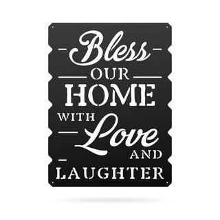 Bless Our Home Cut Metal Sign Metal House Sign Decorations