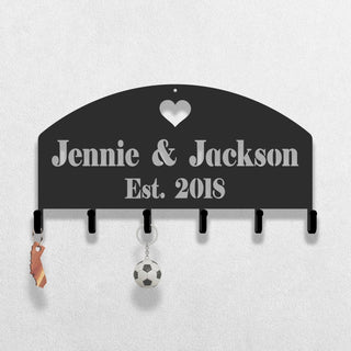 Personalized Key Holder Name Key Rack Medal Holder Wall Key Holder Wedding Gift Housewarming Gift Custom Key Hanger Gift For Couple Decorations