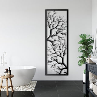 Metal Tree Wall Art Tree Sign Metal Wall Decor Metal Wall Decor Metal Branch Wall Decor Geometric Wall Art Home Wall Hangings Decorations