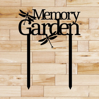 Memory Garden Metal Sign Cut Metal Sign Wall Metal Sign Decorations