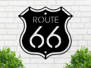 Custom Route Number Sign Highway Sign Garage Sign Man Cave Sign Metal Sign Metal Highway Sign Metal Route Sign Highway Man Cave Sign Decorations