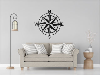 Nautical Compass Compass Metal Sign Modern Modern Metal Sign Decorations