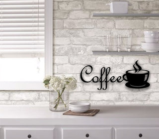 Coffee Metal Sign Coffee Bar Decor Kitchen Decor Coffee Cup Thanksgiving Decor Christmas Decorations