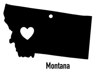 Montana State Ornament Cut Metal Sign Wall Decor Metal Sign Metal Art Decorations