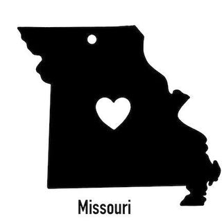 Missouri State Ornament Cut Metal Sign Wall Decor Metal Sign Metal Art Decorations