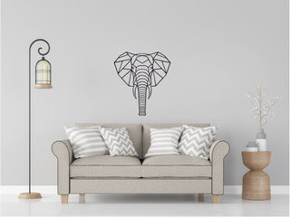 Elephant Geometric Elephant Wall Decor Metal Wall Decor 013 Decorations