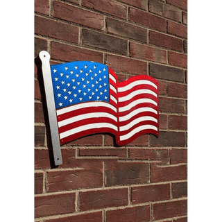 Us American Flag Cut Metal Sign Metal House Sign Decorations