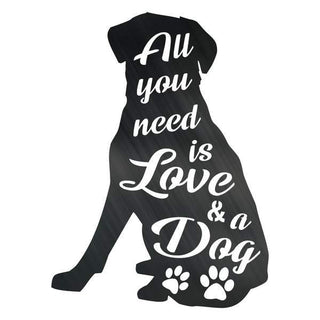 Dog Love Customized Metal Signs Custom Metal Sign Custom Signs Metal Sign Decorations