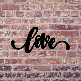 Love Sign Cut Metal Sign Wall Decor Metal Sign Metal Art Decorations