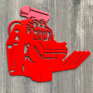 Engine Metal Sign Cutout Cut Metal Sign Wall Metal Art Decorations