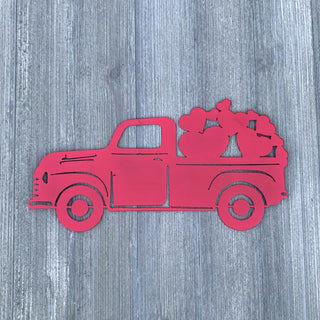 Valentines Day Truck Metal Sign Cutout Cut Metal Sign Wall Metal Art Decorations