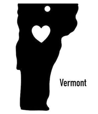 Vermont State Ornament Cut Metal Sign Wall Decor Metal Sign Metal Art Decorations