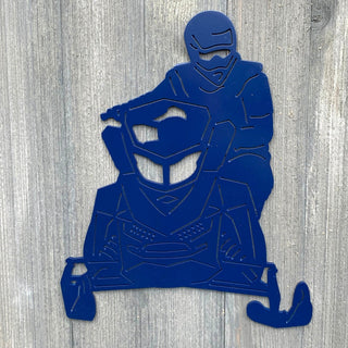 Skidoo Snowmobile Metal Sign Cutout Cut Metal Sign Wall Metal Art Decorations