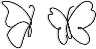 Metal Butterfly Wall Decor Aesthetic Room Decals Bedroom Living Kitchen Chic Modern Decoration Decorations