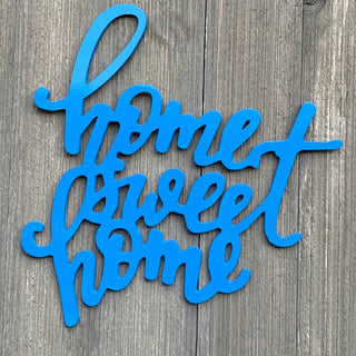 Home Sweet Home Metal Sign Cutout Cut Metal Sign Wall Metal Art Decorations