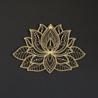 3D Mandala Metal Wall Decor Lotus Flower Decoration for Homes Bedroom Housewarming Gift Office Decor Living Room Decor Decorations