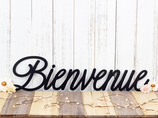 Bienvenue French Welcome Welcome Welcome Sign Welcome Outdoor Sign Wall Hanging Wall Decor Decorations