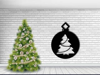 Christmas Tree Sign Christmas Bell Sign Christmas Decoration Metal Wall Decor Entryway Sign Wall Hangings Merry Christmas Gift Metal Decorations