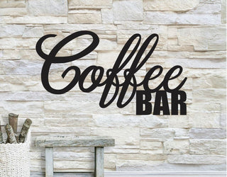 Coffee Bar Coffee Wall Decor Metal Wall Decor Coffee Bar Words Wall Art Decorations